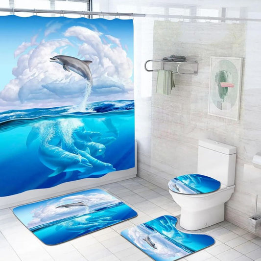 Rideaux et Tapis "Le Royaume des Dauphins"