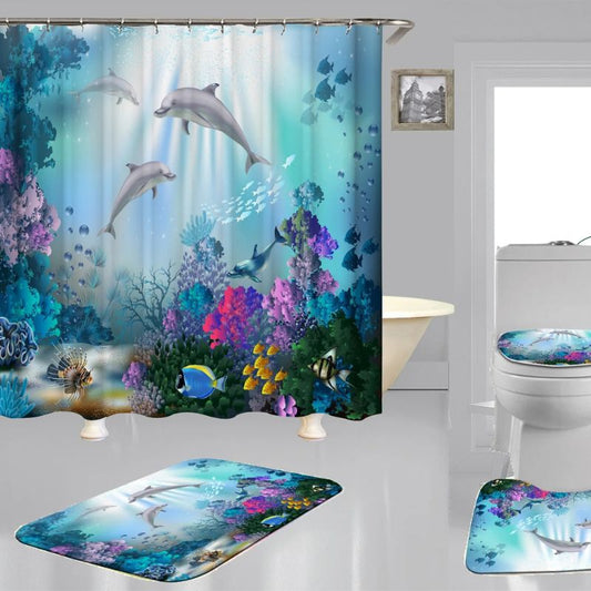 Rideaux et Tapis "Le Royaume des Dauphins"