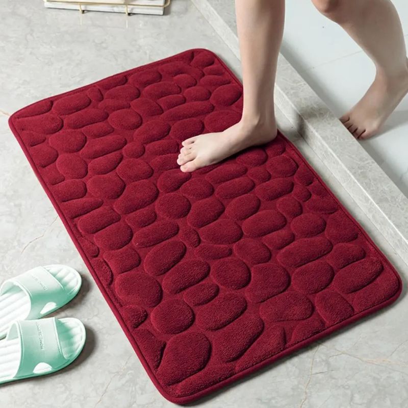 Tapis "Cosy" en relief super absorbant