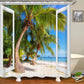 Rideau "Aqua Plage tropicale"