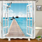 Rideau "Aqua Plage tropicale"