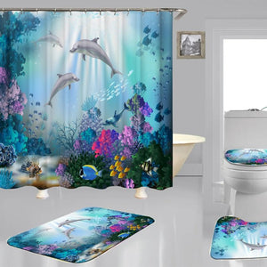 Rideaux et Tapis "Le Royaume des Dauphins"