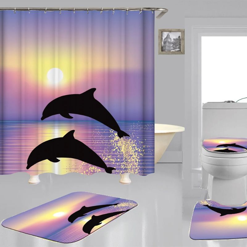 Rideaux et Tapis "Le Royaume des Dauphins"