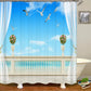Rideau "Aqua Plage tropicale"