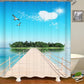 Rideau "Aqua Plage tropicale"