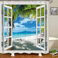 Rideau "Aqua Plage tropicale"